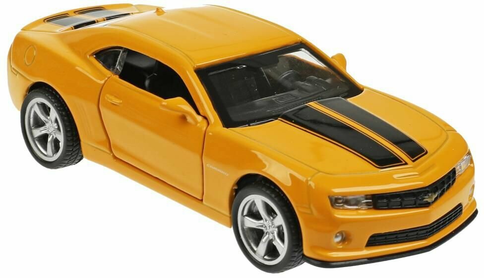 Автомобиль металлический инерционный CHEVROLET CAMARO SS 11.3 см Цвет Жёлтый технопарк 67326