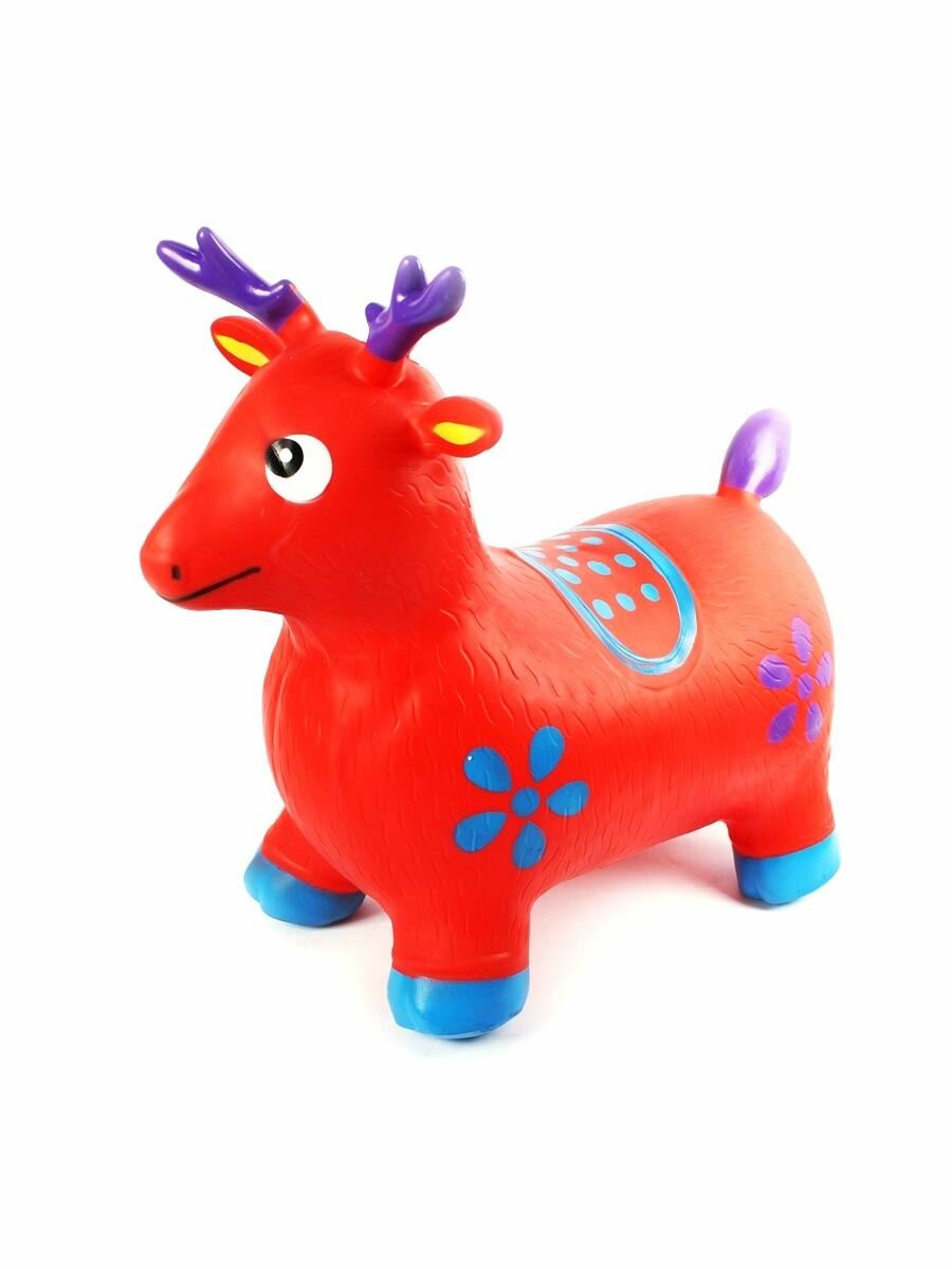 Прыгун Олененок надувной красный, QX493