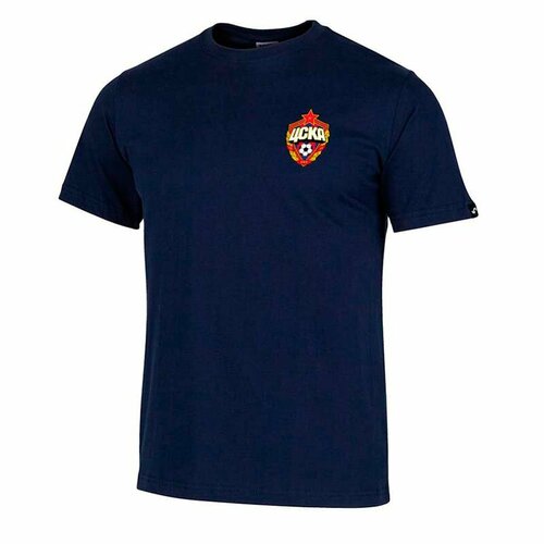 мужская футболка сердце в пиксель арт l темно синий Футболка спортивная joma, размер L, синий