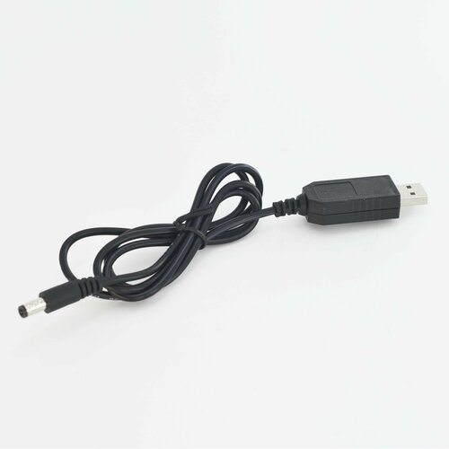 USB кабель DC 5.5х2.1мм повышающий преобразователь питания 5V в 6V для тонометров AND 1 м 2 контактный кабель питания постоянного тока провод медный изолированный электрический удлинитель из пвх для usb вентилятора φ 22 24 26 28awg