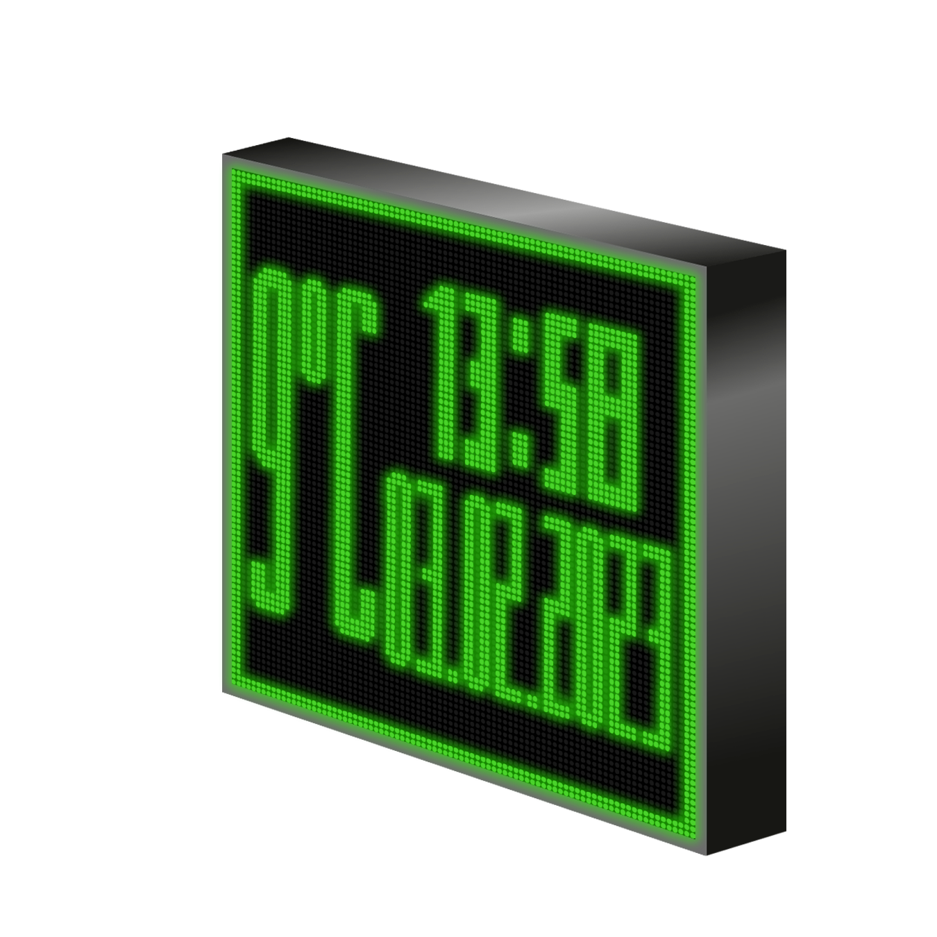 Бегущая строка/ Led /рекламная вывеска/ панель/37х37см — фото 1