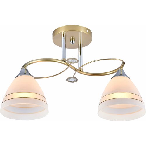 Люстра Brilliant light 2хE27 60 Вт цвет золото
