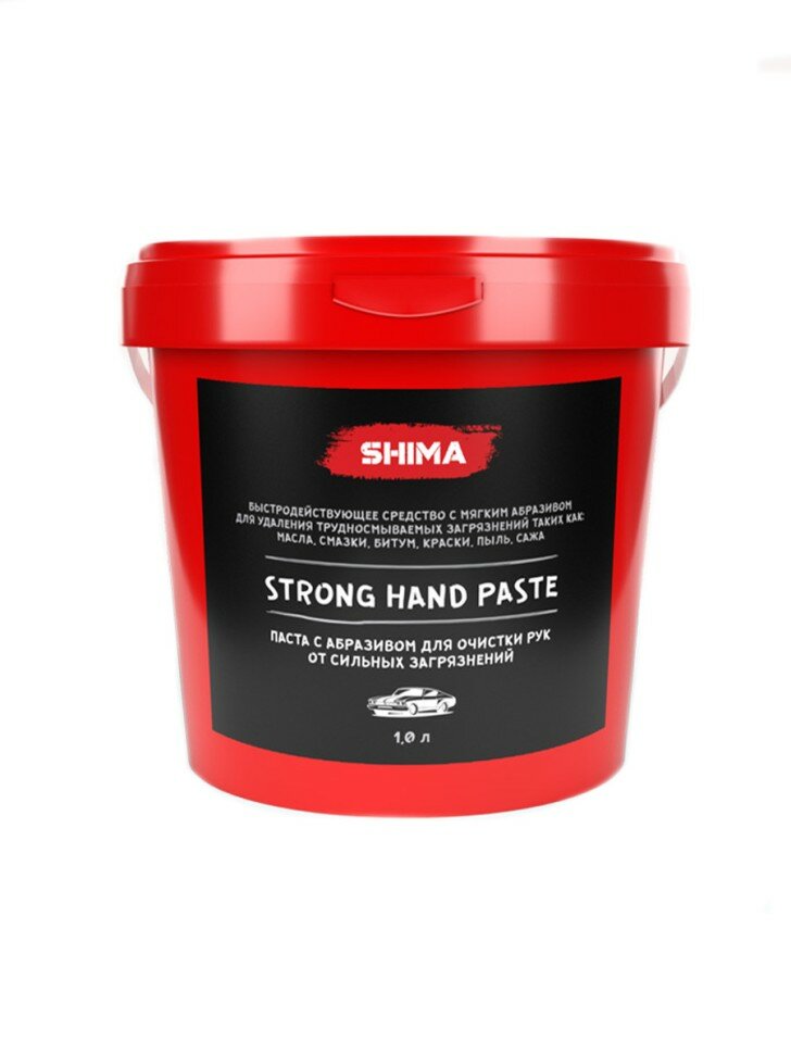 Shima Detailer "Strong hand paste" - паста с абразивом для очистки рук от сильных загрязнений 1 л