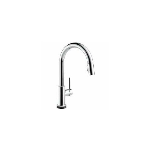 Выдвижной кухонный смеситель DELTA 9159T-DST Trinsic Single Handle Pull Down Kitchen Faucet W/ Touch20 Techno kitchen faucets commercial solid brass single handle single lever pull down sprayer spring kitchen sink faucet matte black