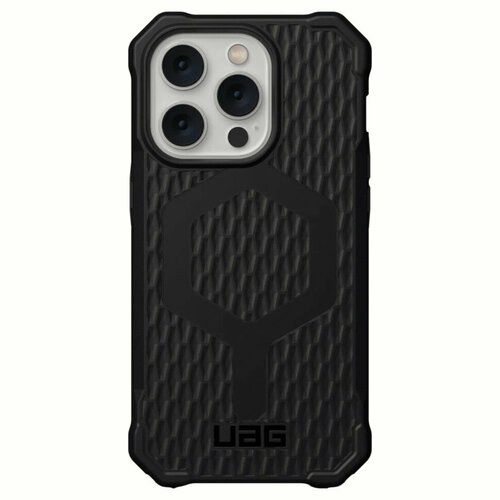 Чехол Urban Armor Gear (UAG) Essential Armor for MagSafe Series для iPhone 14 Pro, цвет Черный (Black) (114091114040)