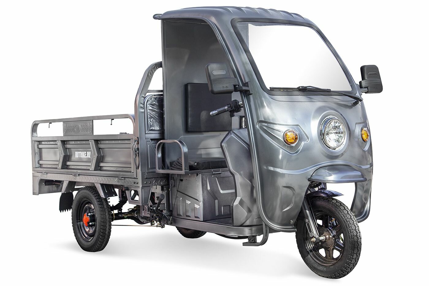 Грузовой электротрицикл Rutrike D4 кабина 1800 60V1500W (темно-серый-2582)