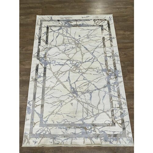 Ковер комнатный турция 150x200см Versay 906 Cream L Grey