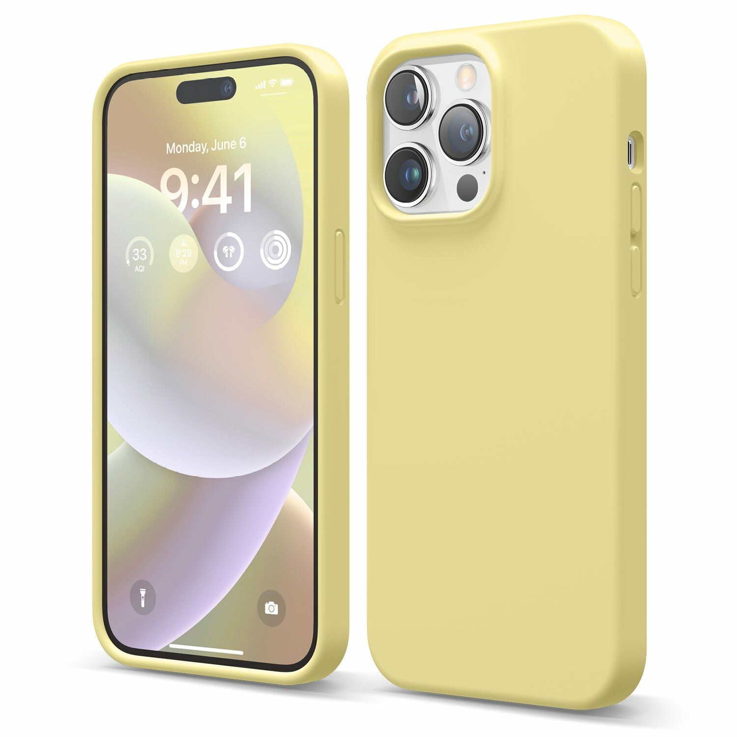 Чехол Elago для iPhone 14 Pro Max Premium Silicone Case Yellow