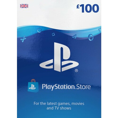 PlayStation карта оплаты PSN 100 GBP (великобритания) Пополнение кошелька карта пополнения кошелька playstation store великобритания номинал 5 gbp