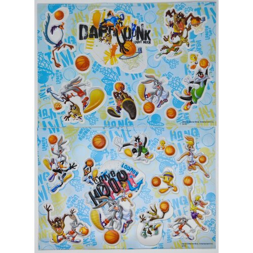 Наклейки объемные для детей Стикеры 3D cупергерои мультфильмов Disney и Warner Bros Looney Tunes Луни Тюнз 180₽