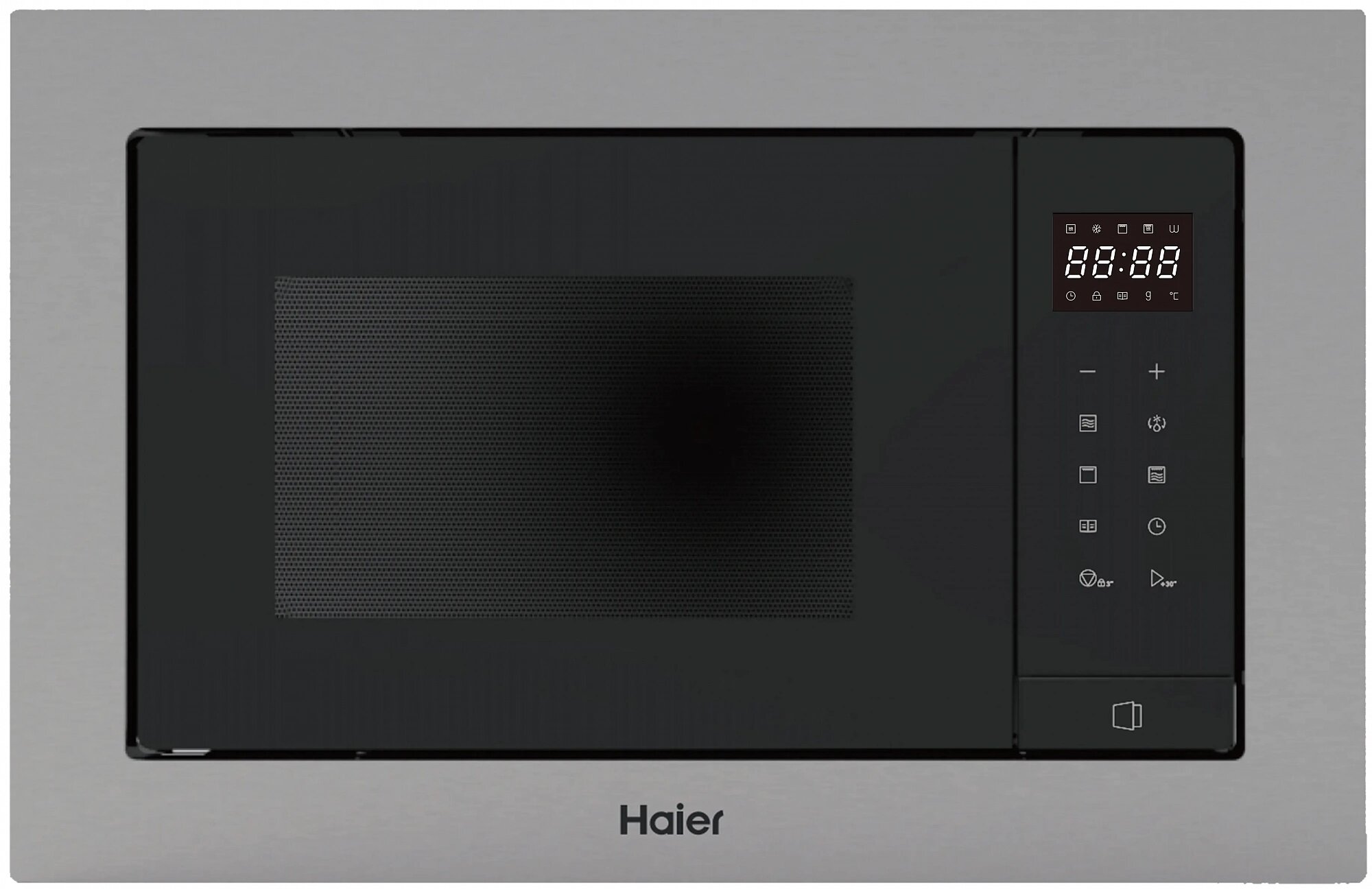 Встраиваемая микроволновая с грилем печь Haier HMX-BTG207X, 20л, 700Вт, 10 режимов работы, 8 рецептов