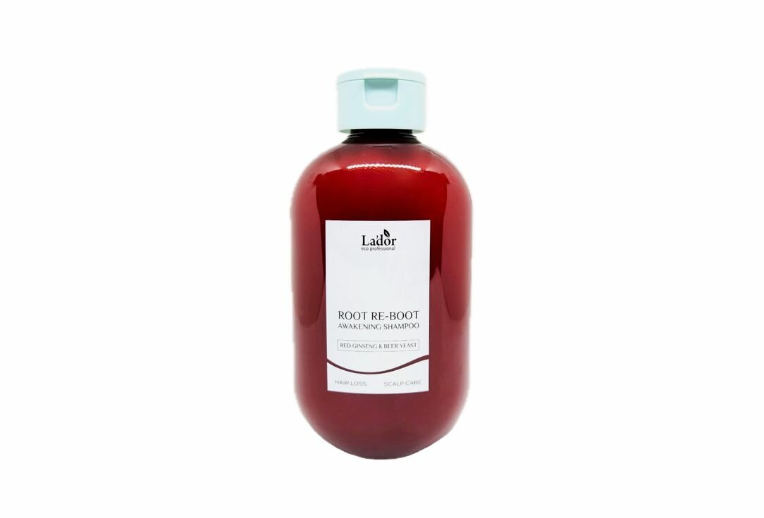 LADOR Шампунь для восстановления корней волос Root Re-Boot Awakening Shampoo Red Ginseng&Beer Yeast
