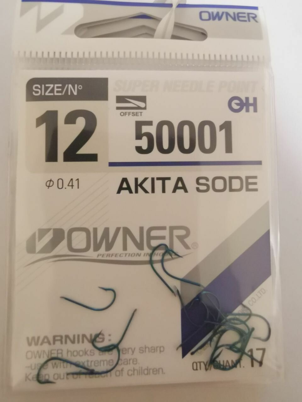 Крючок Owner 50001 №12 (17шт)