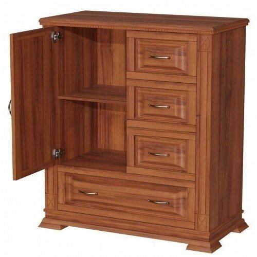 Комод для хранения вещей из массива сосны ммк-древ Верди 221 90x45x100 дуб 2 32144₽