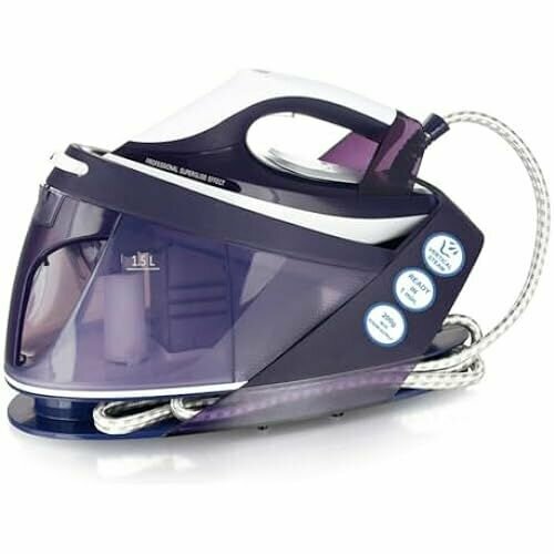 Паровой утюг Emerio 2200 Вт 55 бар 1500 мл Емкость для воды 200 г Макс Выход пара съемный резервуар для легкой заправки регулируемый термостат керамическая подошва SG-123562 2659600₽