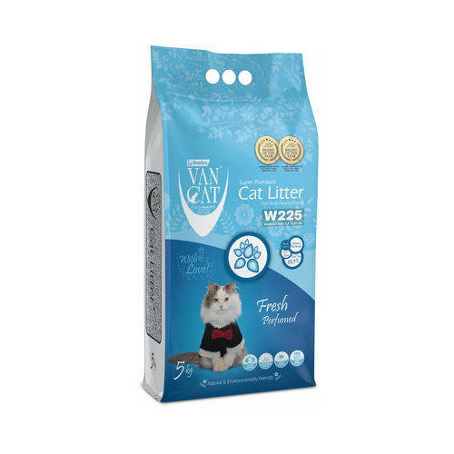 Комкующийся наполнитель без пыли с ароматом Весенней свежести, пакет (Fresh) 5 кг