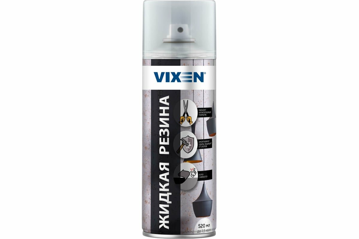 Vixen Жидкий чехол прозрачный глянцевый аэрозоль 12х520 мл. VX90101