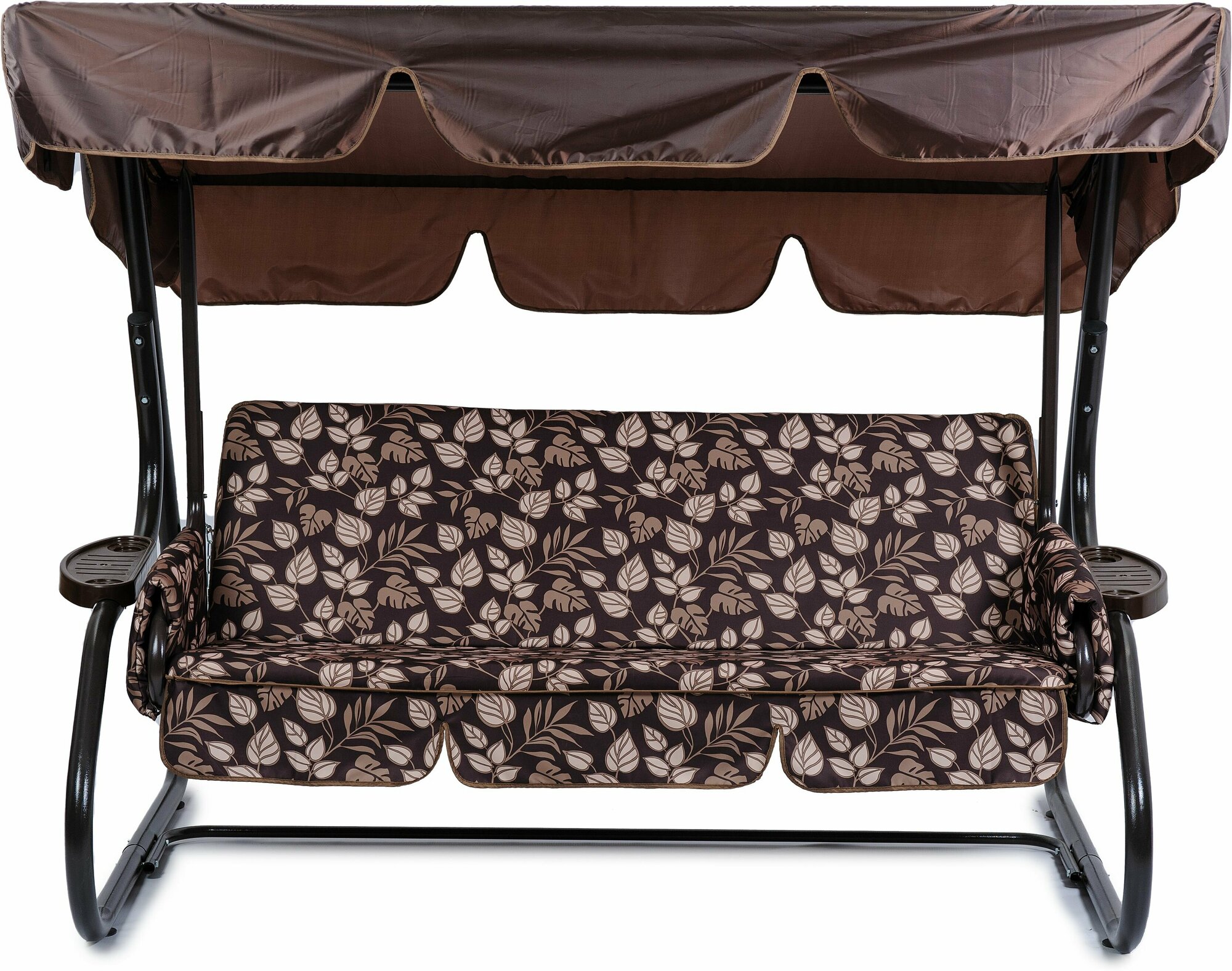 фото Качели садовые мелиса шоколад 214х170 см