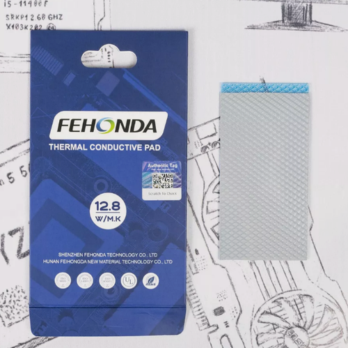 Изображение товара Термопрокладка Fehonda (00-00001000) 12,8Вт/мК, 1,75x85x45мм