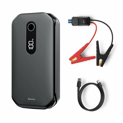 Портативное пусковое устройство Baseus Super Energy Pro Car Jump Starter 12000mAh 5V3A Peak current 1000A Серый - CCRJS03-09 8499₽