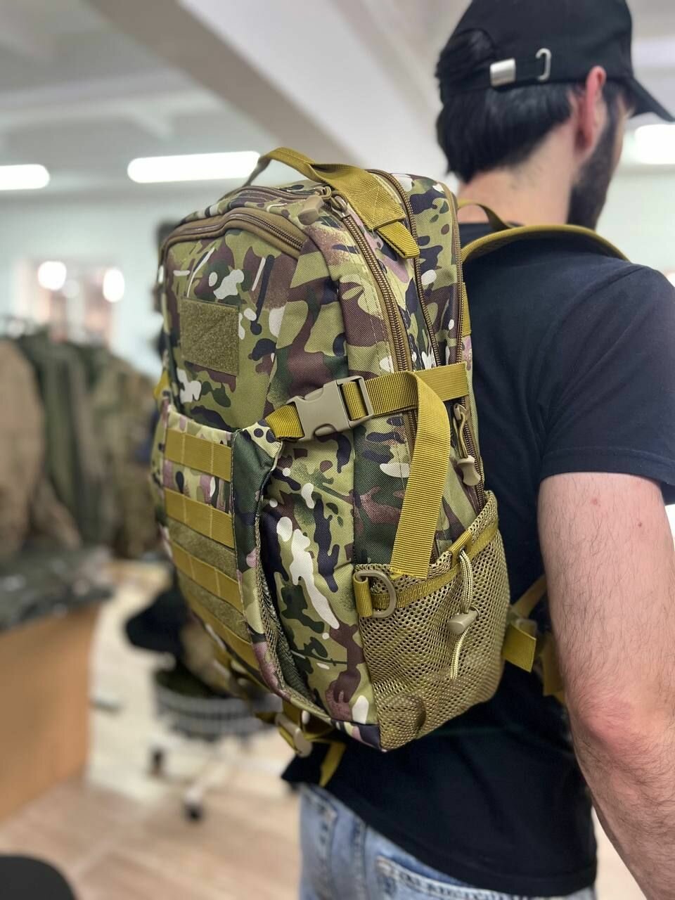 Универсальный тактический рюкзак 35л мультикам — фото 1