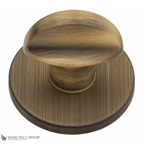 Фиксатор поворотный на круглом основании Fratelli Cattini WC-2 7.7-BY матовая бронза