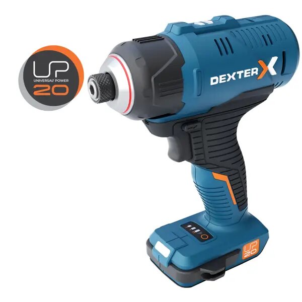 фото Гайковерт аккумуляторный ударный Dexter 20VIDV2-180.1, 20 В Li-ion, 180 Нм, без АКБ и ЗУ
