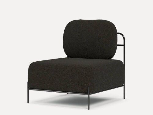 Изображение товара Кресло Novelti Gufo Bravo Bitter (67х72х65 см), букле, цвет темно-коричневый