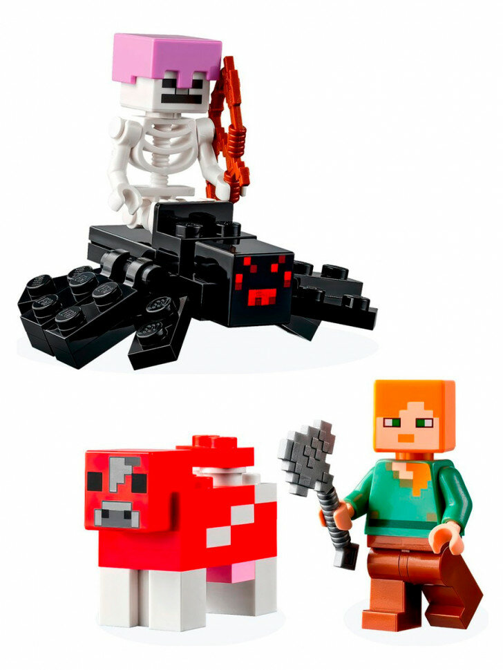 Конструктор Майнкрафт: Грибной дом 1078 — фото 1