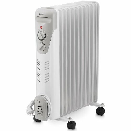 Масляный радиатор Vitek VT-1710 белый 5460₽