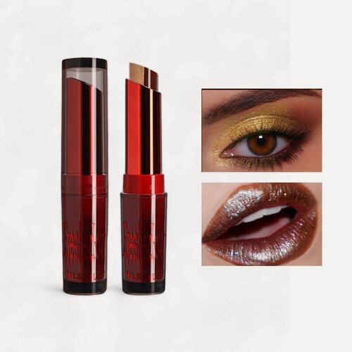 Изображение товара Двухцветные тени для глаз MLSMILE 2 в 1, перламутровые, кремовые 2в1