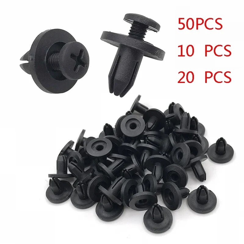 10/20/50 шт, пластиковые заклепки с отверстием для 6 мм, 10PCS