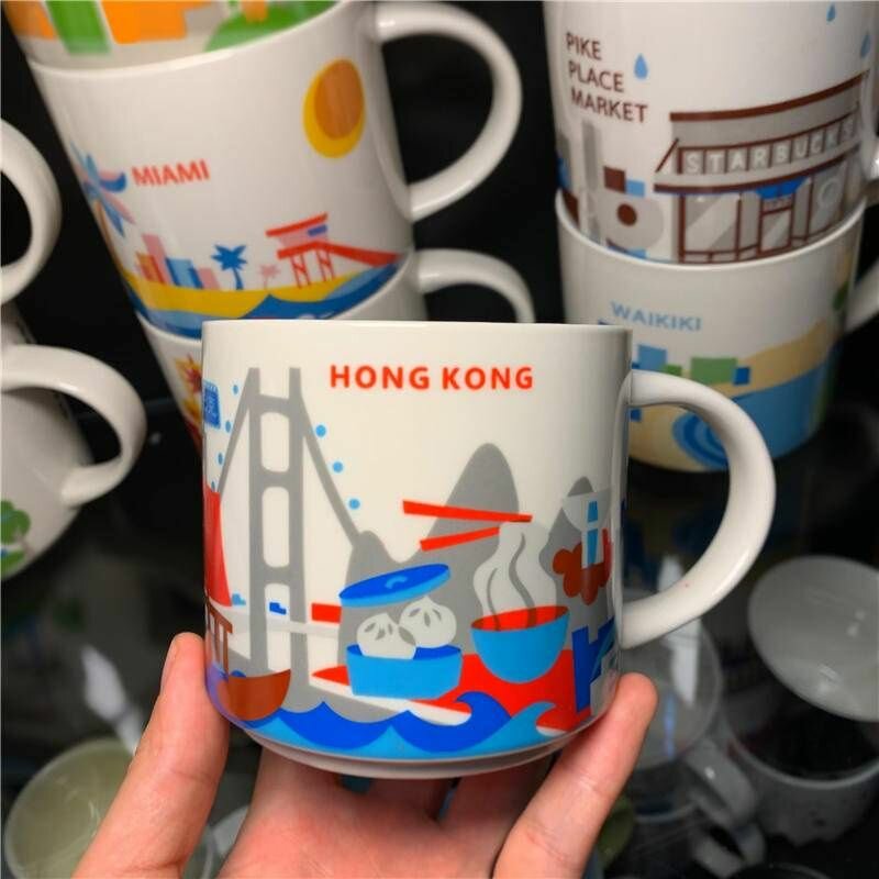 2023STARBUCKS YOU ARE Городские кружки кружка YAH керамическая чашка для кофе и чая
