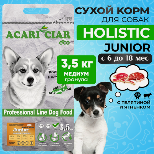 Изображение товара Сухой корм для собак ACARI CIAR JUNIOR 3,5 кг MEDIUM гранула