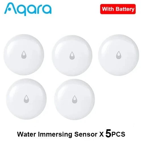 Датчик протечки воды Aqara Zigbee, 5pcs water sensor, Китай