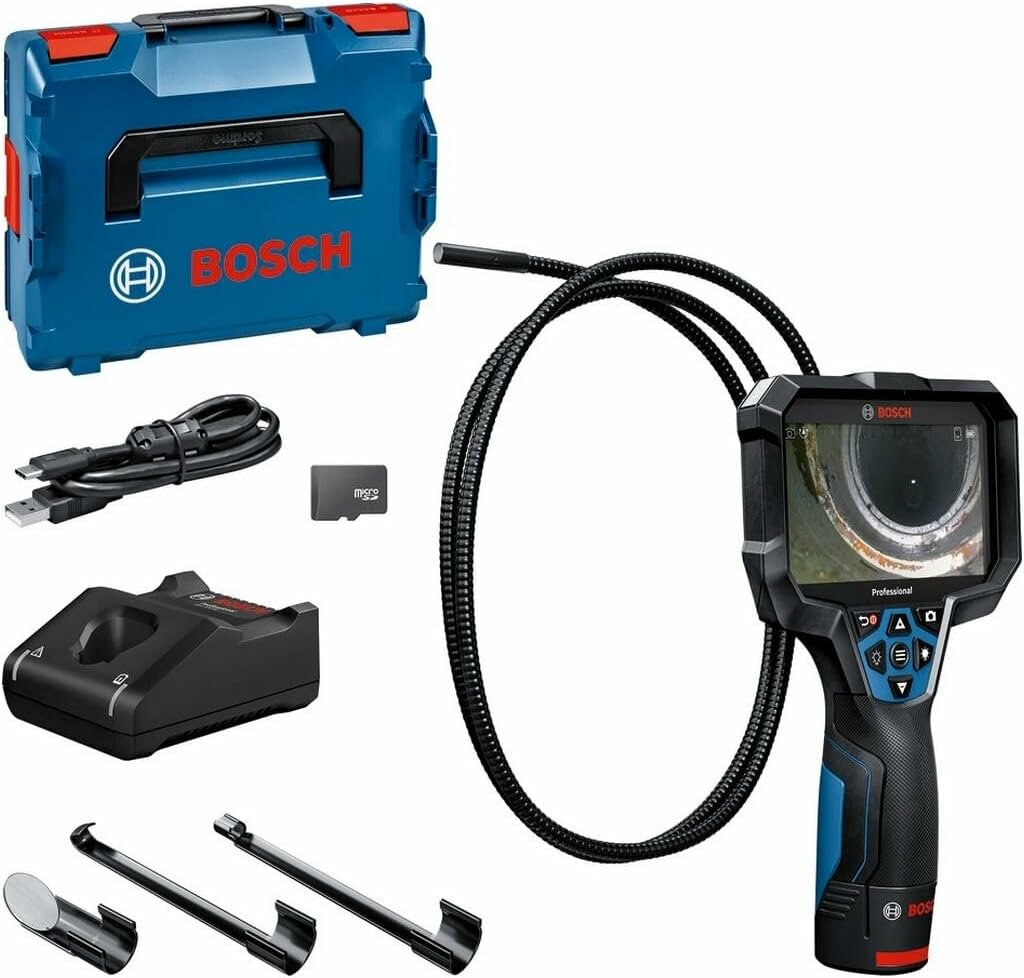 Видеоскоп Bosch GIC 12V-5-27 C (0601241401: кейс + АКБ 12V 2Ah + ЗУ GAL 12 V-40)