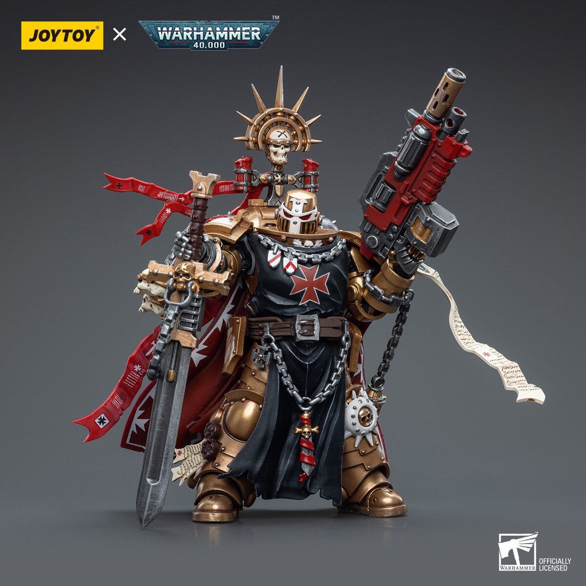 JOYTOY Black Legion holy hall company commander model play male Grand Marshal Hull Brecher