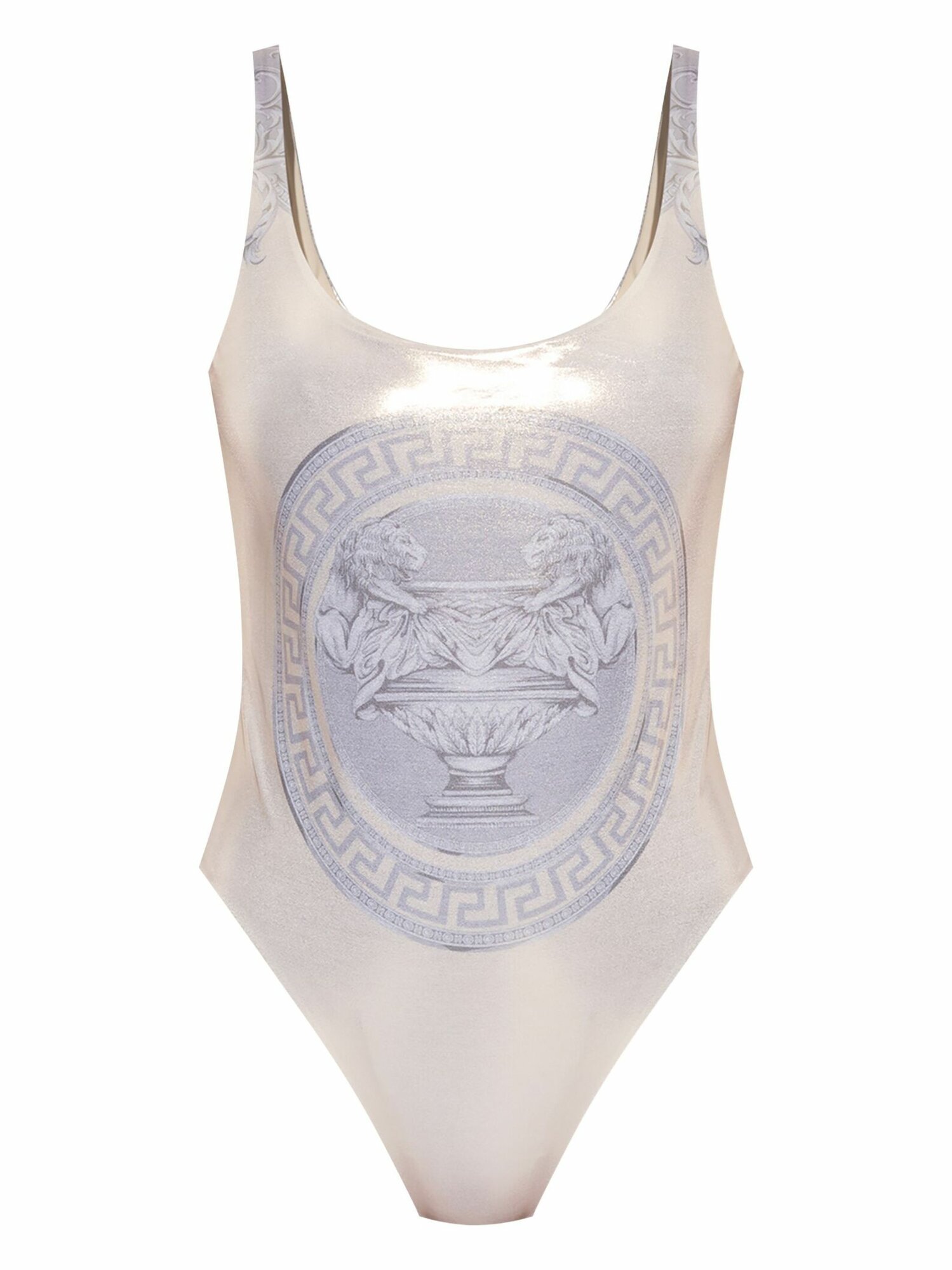 Купальник Versace, размер 2, бежевый