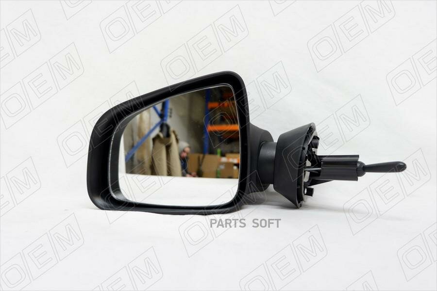 OEM0138ZL OEM Зеркало левое Renault Logan 1 2009-2014, механическое, текстурное