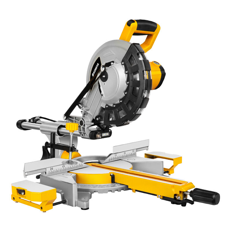 Торцовочная пила KOMIYA 2400 Вт, d 255mm, пила торцовочная с протяжкой