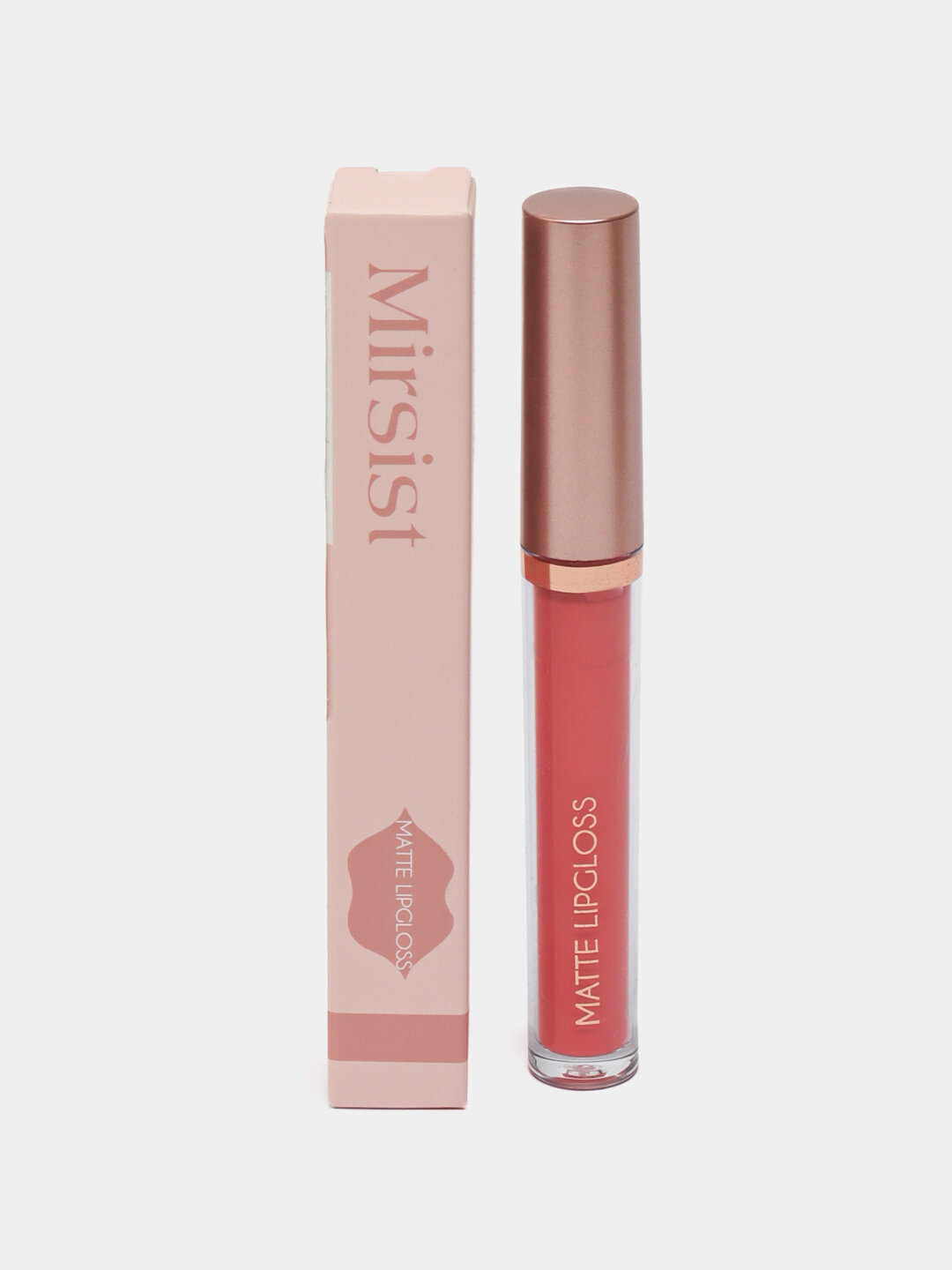 Оттеночный тинт для губ, матовый, Mirsist Matte Lip gloss, 12 оттенков — фото 1