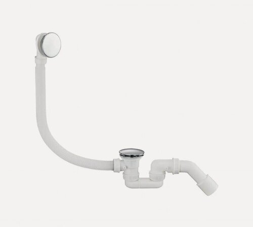 Изображение товара Автоматический слив-перелив для ванны Grocenberg GB230W, цвет: Белый