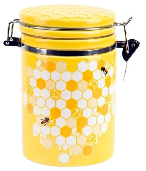 Банка для сыпучих продуктов с клипсой Dolomite "Honey" 630 мл, L2520967