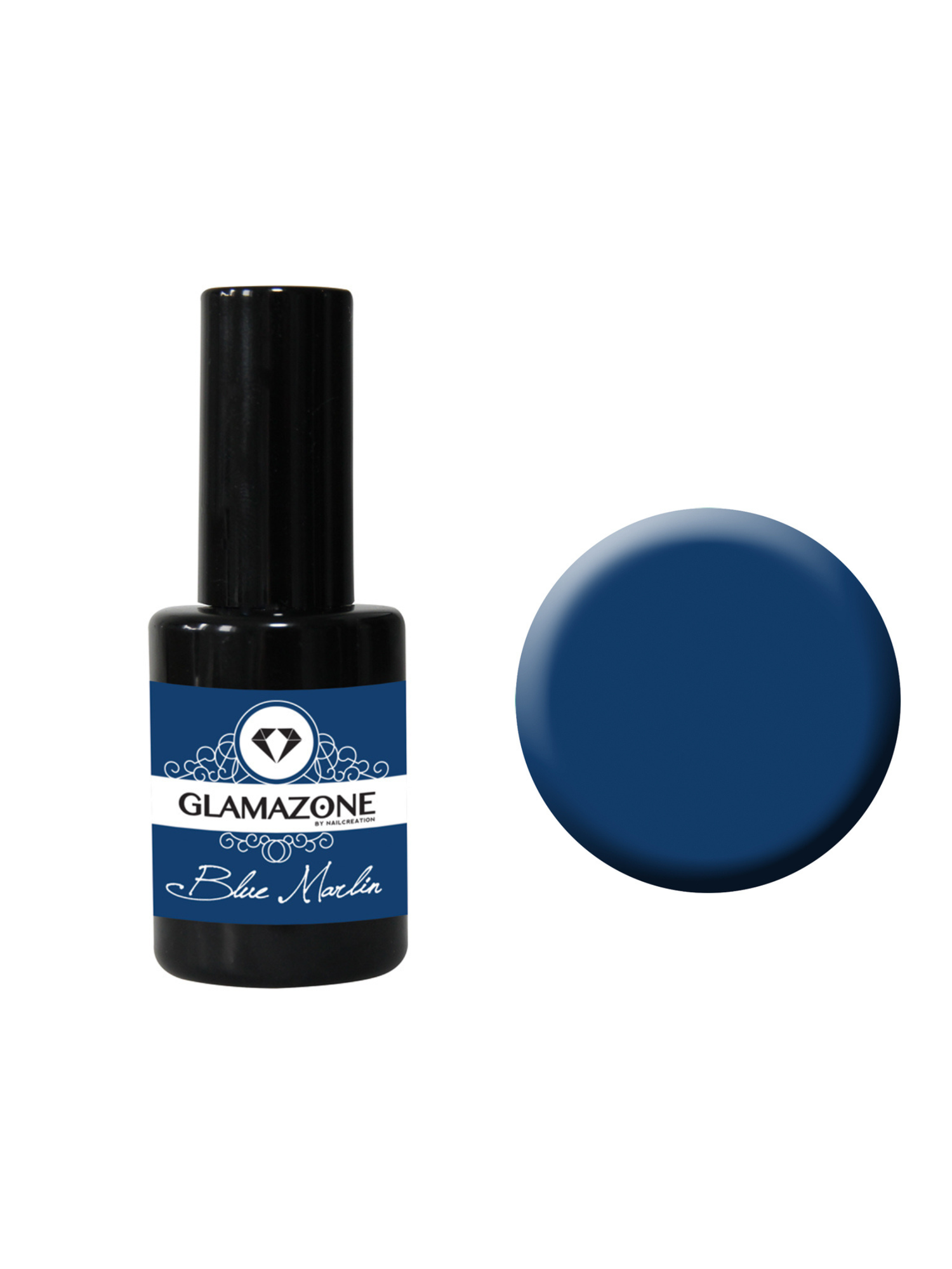 Nail Creation Гель-лак светоотверждаемый Glamazone Blue Marlin, 15 мл, Нидерланды