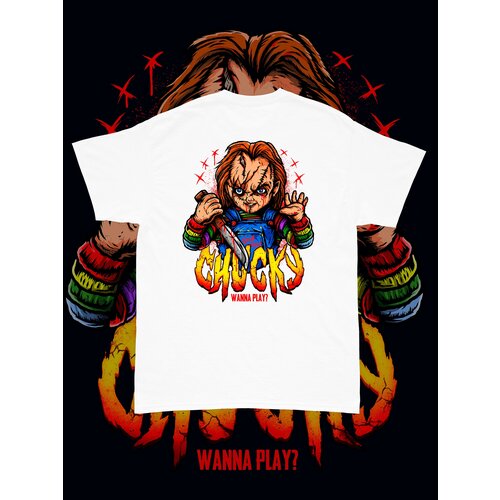 Футболка Death to Mortals, размер M, белый