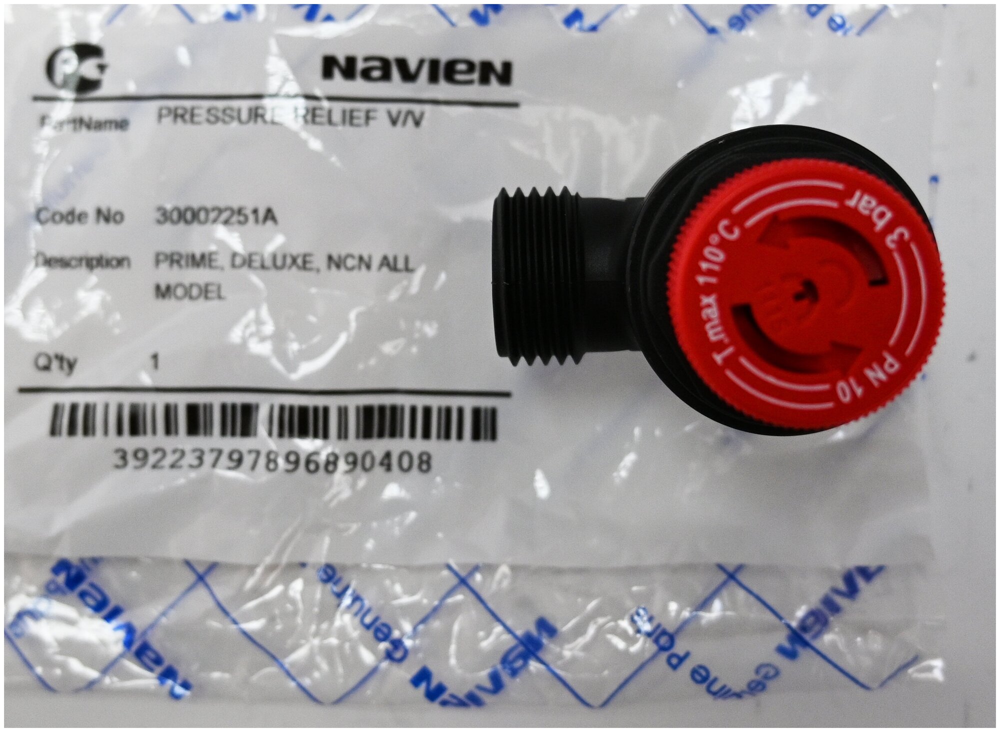 Сбросной предохранительный клапан Navien (30002251A)