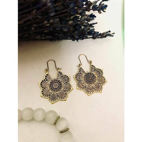 Серьги каффы, золотой