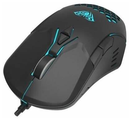 Мышь проводная AULA F809 3200 dpi USB черный