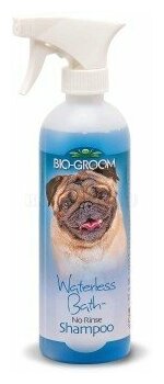 BIO-Groom Waterless Bath Shampoo без смывания шампунь для собак спрей без запаха 236 мл (1 шт) - фотография № 4