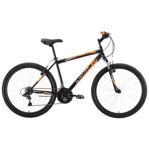 фото Велосипед black one onix 26 черный/серый/оранжевый 18"